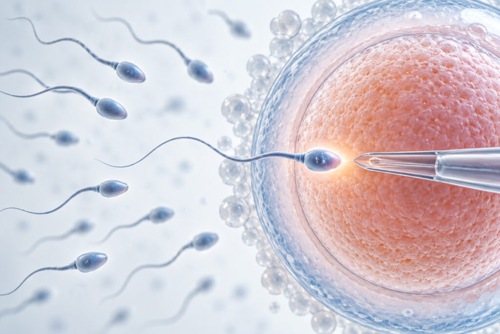 Spermatozoidlar harakatchanligi past boʻlganda IKSI: spermatozoidni tuxum hujayraga kiritish